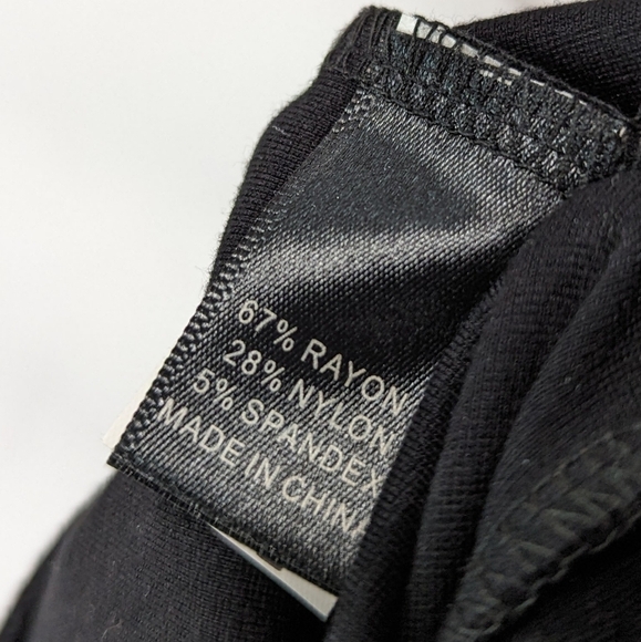 Betabrand Pant Womens Medium Petite Short Black High Rise Straight Leg W0076 - Picture 8 of 11